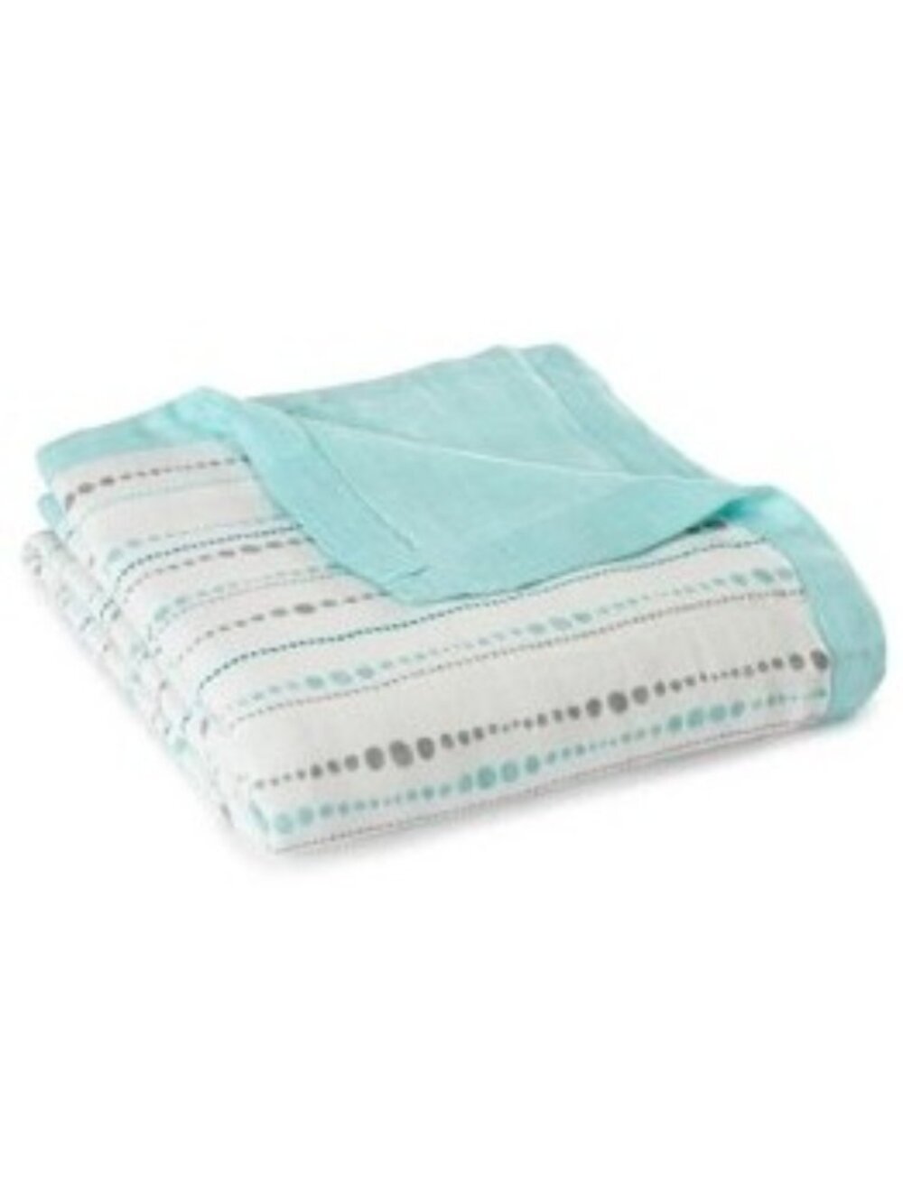 Aden + Anais Bamboo Blanket Awua Gray Tranquility Beads Blanket Rayon White